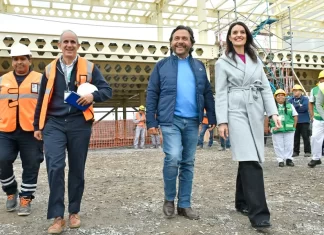 El gobernador Saenz recorrió las obras en el aeropuerto de Salta