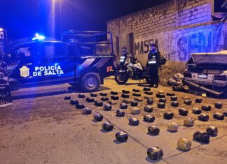 Persecución, detención y secuestro de un importante cargamento de droga