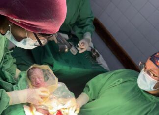 Nacieron trigemelos en el Hospital Público Materno Infantil