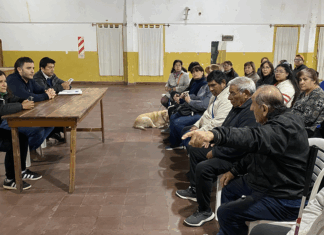 Vecinos de Ciudad del Milagro se reunieron con el presidente de Aguas del Norte