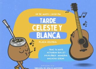Tarde Celeste y Blanca en General Güemes