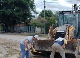 Continúan las obras en distintos puntos de la localidad de General Güemes