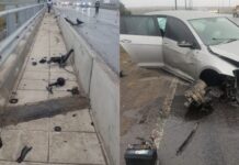 Accidente en circunvalación oeste: trasladaron a uno de sus ocupantes en código rojo