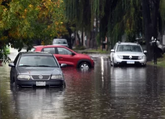 Un muerto por el fuerte temporal en Santa Fe