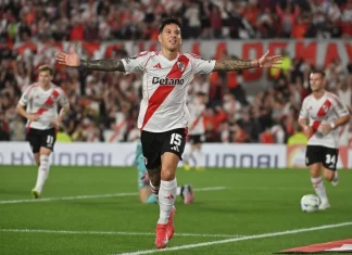 Otro show de River en la Libertadores