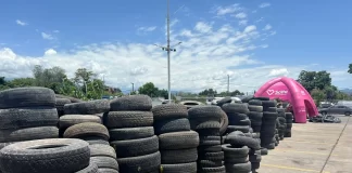 Se superaron las 2.000 toneladas de neumáticos fuera de uso