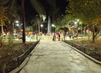Finalizaron las obras de mejoras en la plaza Alvarado