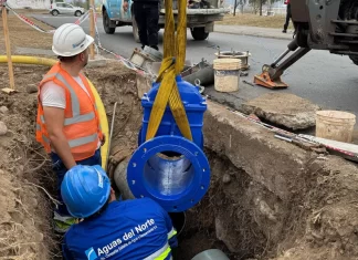 Realizan obras para optimizar el servicio de agua en Ciudad del Milagro