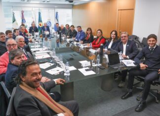 Un grupo de gobernadores acordó no votar esta tarde los proyectos que ya tienen media sanción