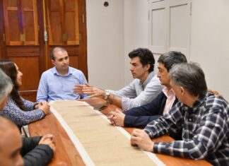 Juan Manuel Urtubey se reunió con dirigentes en Campo Santo