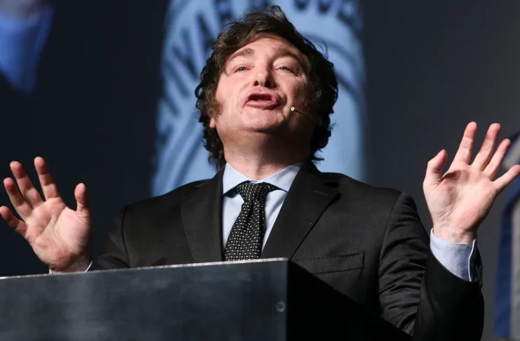 Javier Milei se presenta ante empresarios en EE.UU.