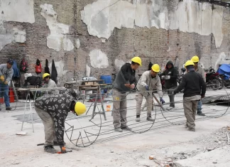 Avanzan las obras de reconstrucción del mercado San Miguel