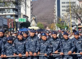 Mas de 5600 policías participan del operativo de seguridad por el Milagro 2025