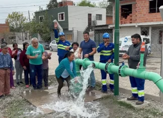 Habilitaron una nueva fuente de agua para zona oeste de Salta