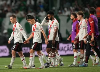 River fue goleado en Brasil y quedó eliminado de la Libertadores