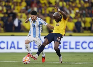 Argentina perdió 1-0 ante Ecuador por la última fecha de las Eliminatorias