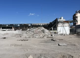 Avanza la construcción de las nuevas columnas del Mercado San Miguel