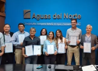 Aguas del Norte recibió reconocimientos del BID