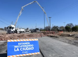 Cortes y desvíos en zona sur por obras en Av. Excombatientes de Malvinas