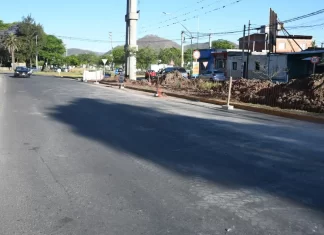 Renovaron la calzada en la avenida Arenales al 1.500