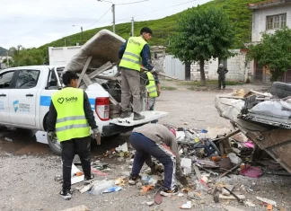 En el barrio 20 de Junio se realizó un nuevo operativo de descacharrado
