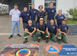 Salta envió refuerzos para combatir los incendios forestales en Chubut