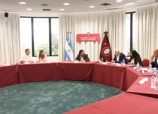 Gustavo Sáenz con legisladores nacionales: defensa de los recursos de Salta ante la reforma laboral y fondos para obras federales