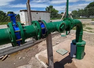 Avanza la nueva fuente de abastecimiento en Hipólito Yrigoyen