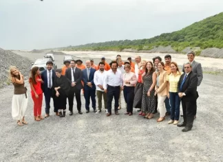 Sáenz y la presidente de Fonplata supervisaron el nuevo bypass en Quijano