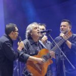 Serenata a Cafayate: Jorge Rojas cantó con “los Nocheros”
