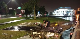 Fuerte presencia municipal ante las tormentas de estos días