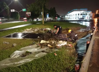 Fuerte presencia municipal ante las tormentas de estos días