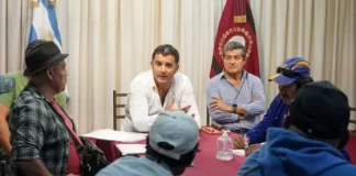 El Ministro de Gobierno se reunió con comunidades originarias y cooperativas del departamento San Martín