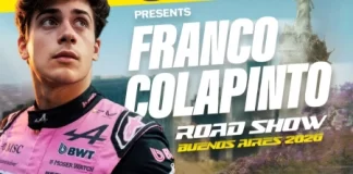 Franco Colapinto realizará una exhibición con un auto de Fórmula 1 en Buenos Aires