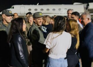 Llegó Nahuel Gallo a la Argentina tras permanecer 448 días detenido en Venezuela