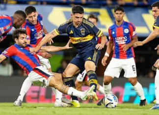 Boca Juniors empató 1 a 1 con San Lorenzo y no pudo subir en la tabla