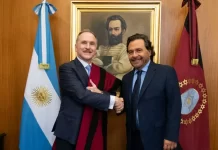 Sáenz recibió al Embajador de Estados Unidos en su visita oficial por el interior