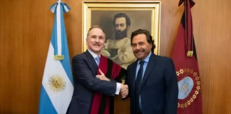 Sáenz recibió al Embajador de Estados Unidos en su visita oficial por el interior
