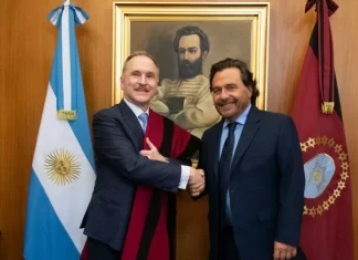 Sáenz recibió al Embajador de Estados Unidos en su visita oficial por el interior