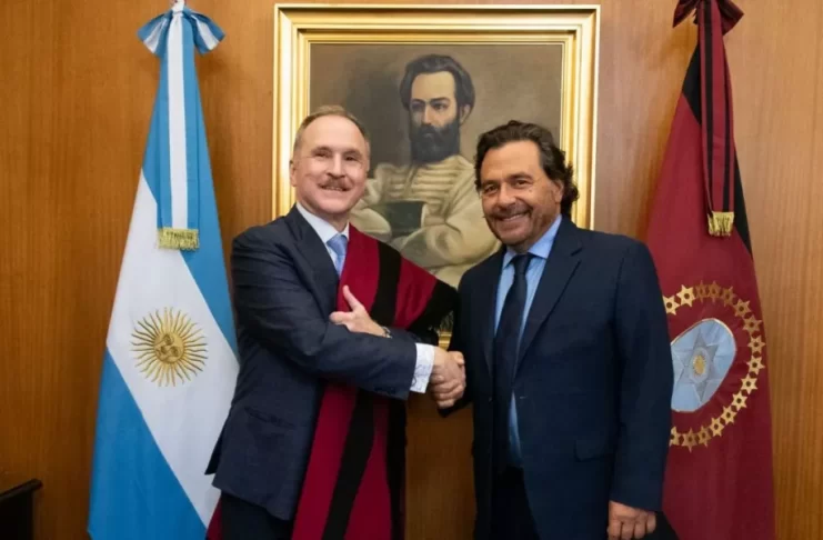 Sáenz recibió al Embajador de Estados Unidos en su visita oficial por el interior