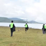 Realizaron una jornada de limpieza en el Dique Campo Alegre y el perilago