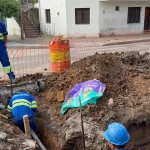 Aguas del Norte habilitó nueva cañería y conexiones domiciliarias en la zona centro de Salta capital
