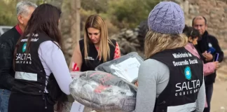 Desarrollo Social continúa con el operativo “Salta Te Abriga” en municipios del interior provincial