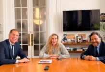 Sáenz se reunió con Karina Milei y Diego Santilli para gestionar obras y proyectos para Salta