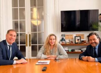 Sáenz se reunió con Karina Milei y Diego Santilli para gestionar obras y proyectos para Salta
