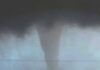 Un tornado azotó a Las Flores, generó destrozos y gran parte de la ciudad quedó a oscuras