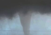 Un tornado azotó a Las Flores, generó destrozos y gran parte de la ciudad quedó a oscuras