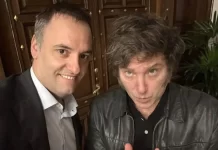 Milei recibe a Manuel Adorni en la Quinta de Olivos