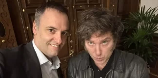 Milei recibe a Manuel Adorni en la Quinta de Olivos
