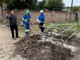 Aguas del Norte habilitó nueva cañería en Tres Cerritos y benefició a más de 500 vecinos